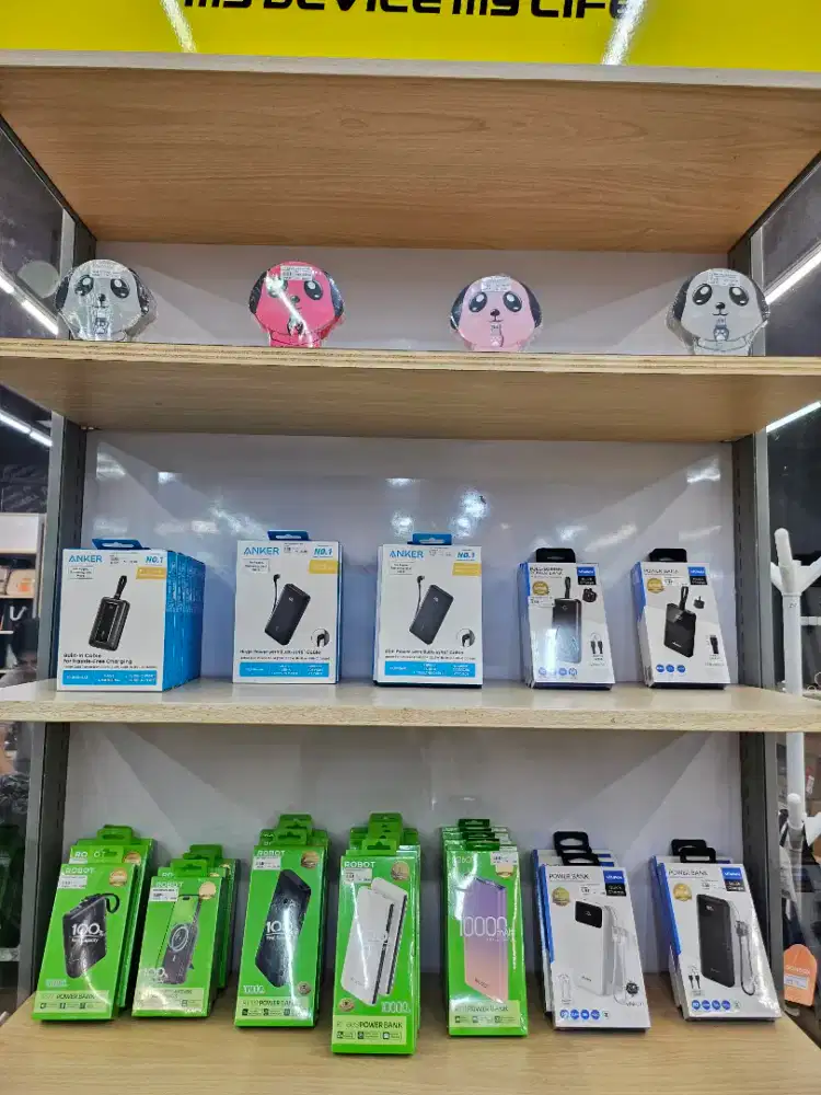 POWERBANK ROBOT/VIVAN/ANKER 10K & 20K ORIGINAL,MURAH,BERGARANSI