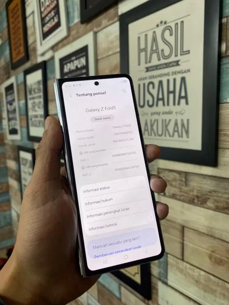 samsung fold 5 12/512 blue sein