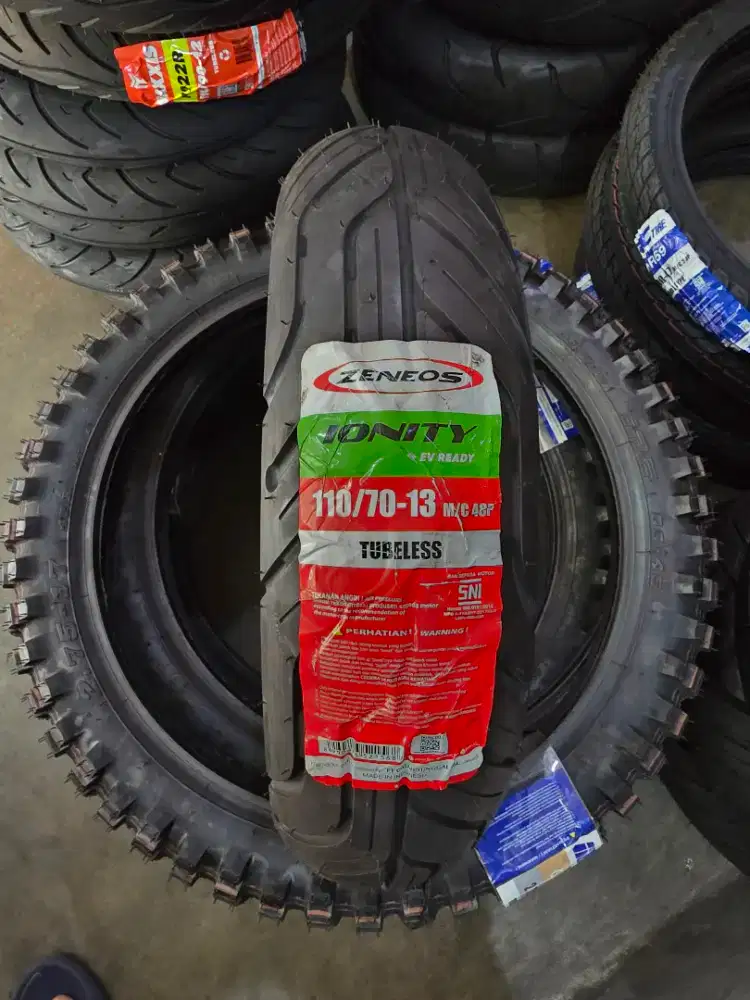 Ban Depan Motor Yamaha NMAX Merk Zeneos IONITY 110/70-13 Baru & ORI