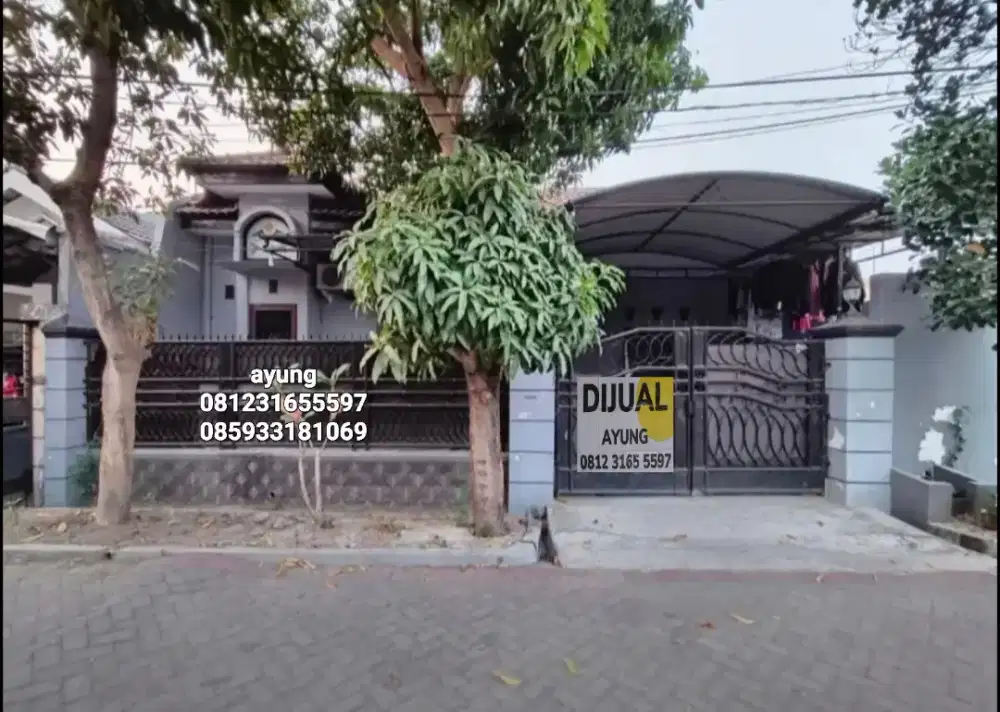 DIJUAL Rmh 1Lt kosongan di Puri Lidah Kulon Sby dkt PTC,GWalk