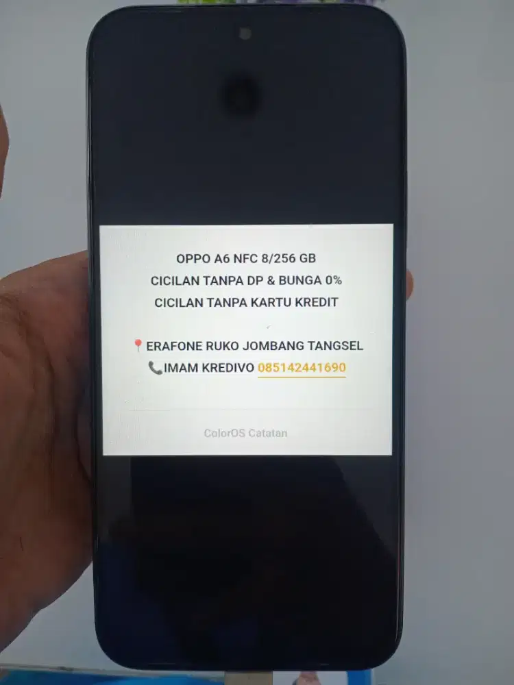 OPPO A6 NFC 8/256 GB CICILAN TANPA DP
