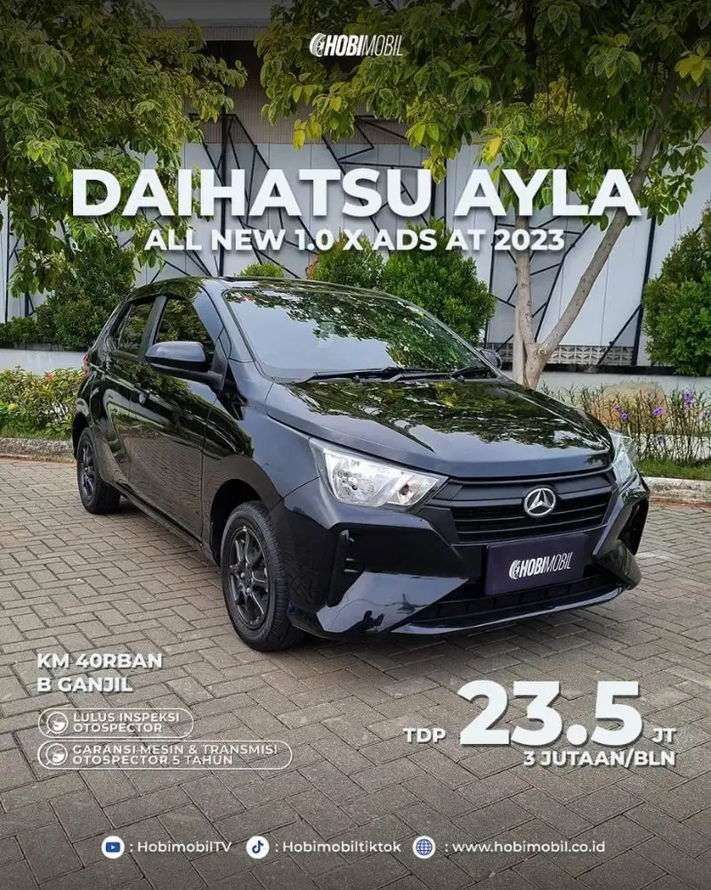 All New Ayla X 1.0 AT 2023