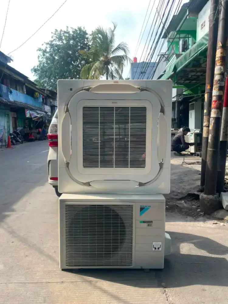 AC Cassette Daikin Inverter 2.5 PK R 32 second + pasang free ongkir