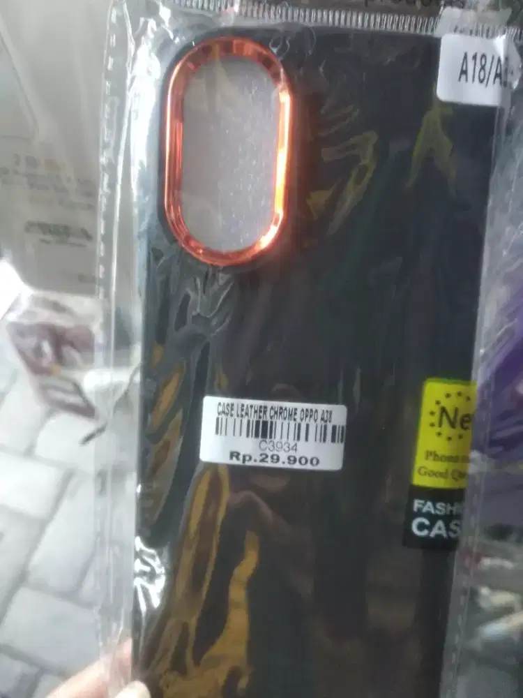 CASE LEATHER CHROME OPPO A38 | ATLANTIS DAHSYAT