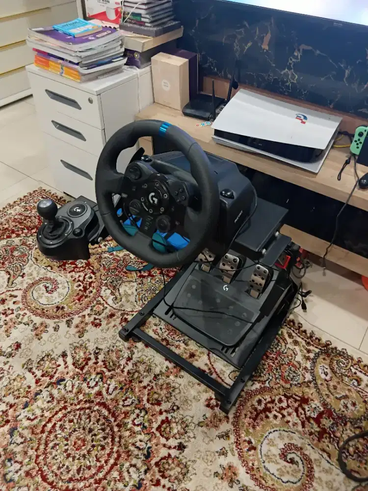 Logitech G923 + Shifter + Stand FULL SET