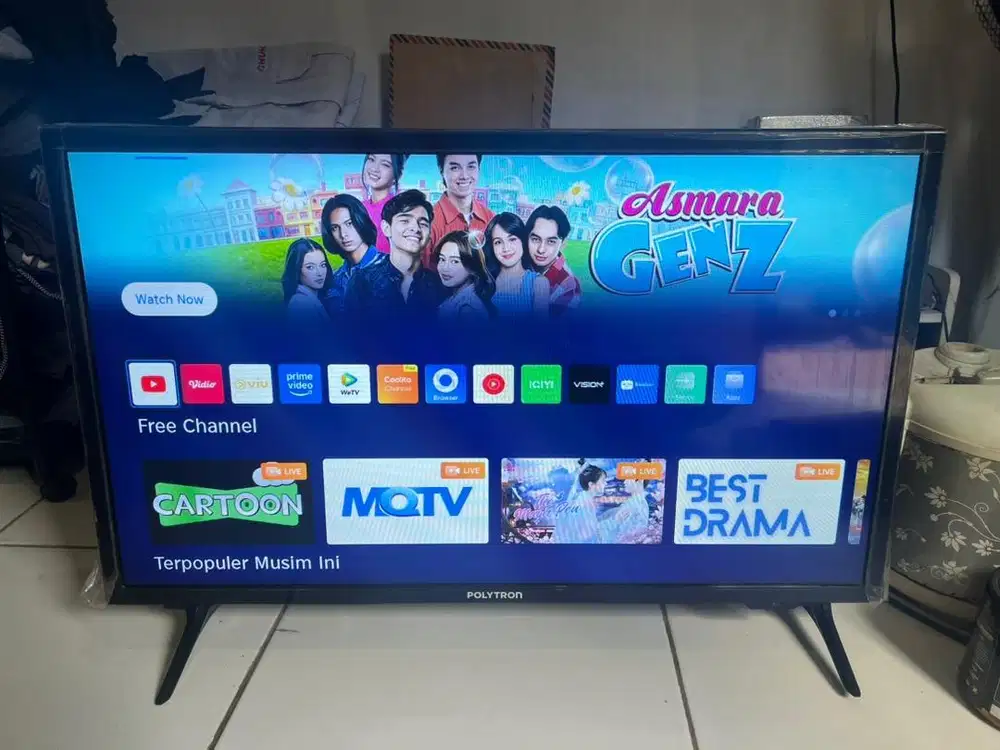 tv led polytron 32inc smart android digital