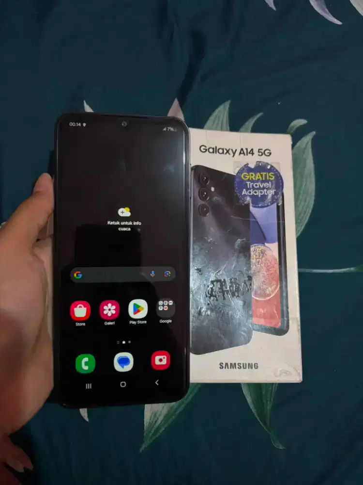 Samsung a14 5g ram 6/128 fullset