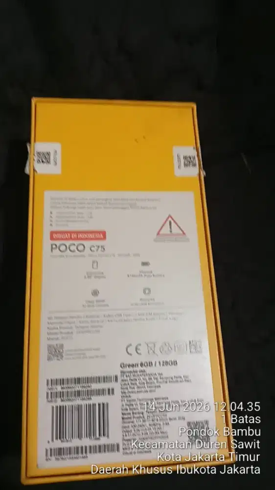 HP poco c75  nfc