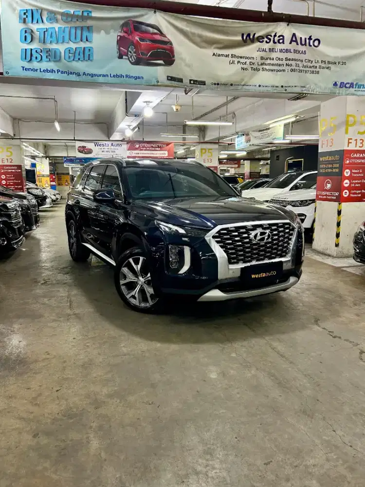 KM 47rb Hyundai Palisade Signature 4x2 Diesel 2021 Antik 2022