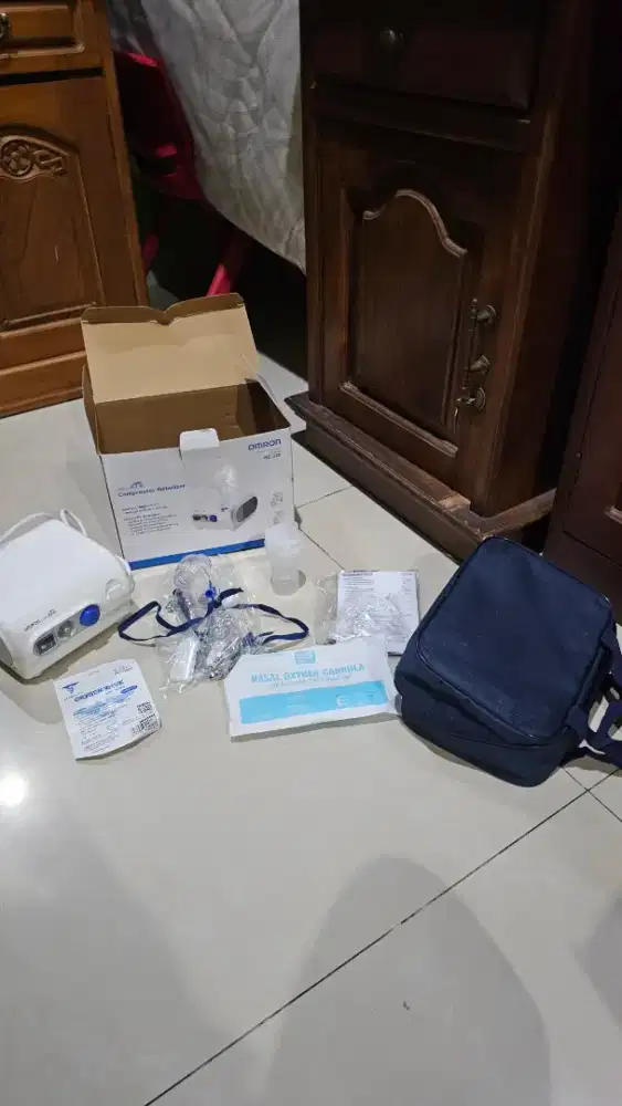 OMRON Compressor Nebulizer NE-C28 – NEW OPEN BOX, BELUM PERNAH DIPAKAI