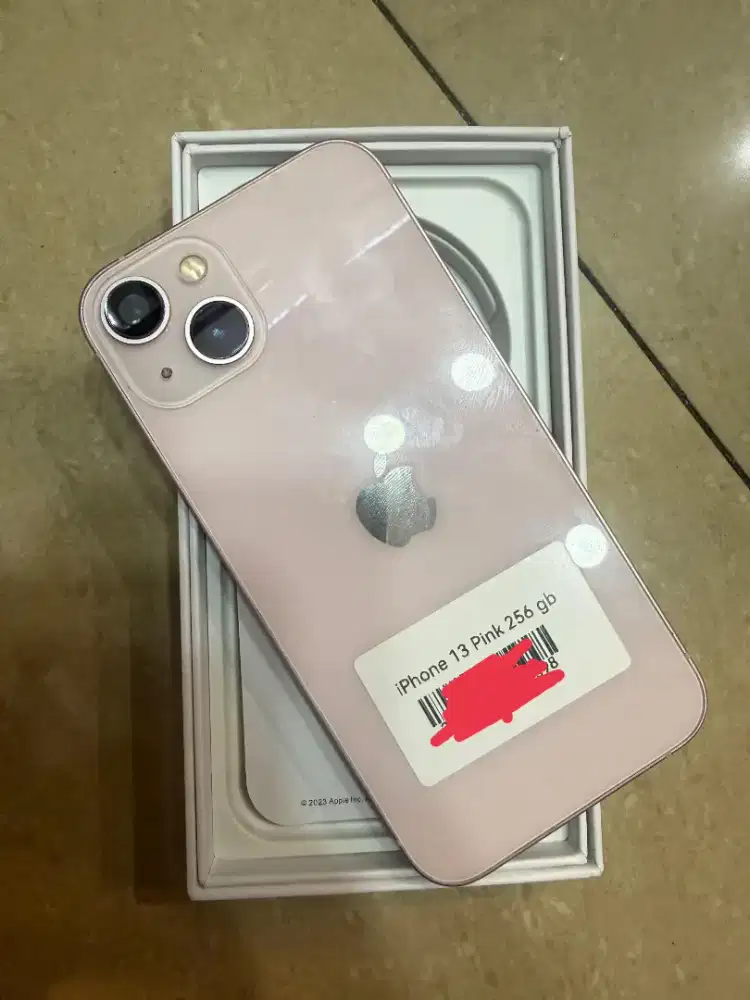 iPhone 13 256gb pink beacukai terima cash dan kredit