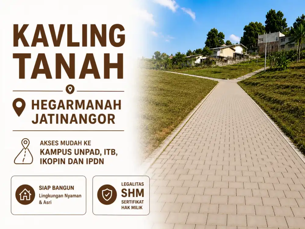 Dijual Tanah Kavling Untuk Kost Murah Dekat 4 Kampus Besar Di Jatinangor