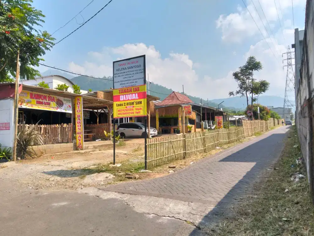 Jual Tanah nol jalan strategis dekat bersebelahan dengan Musium Angkot