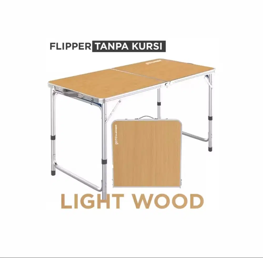 Meja lipat / meja flipper goto