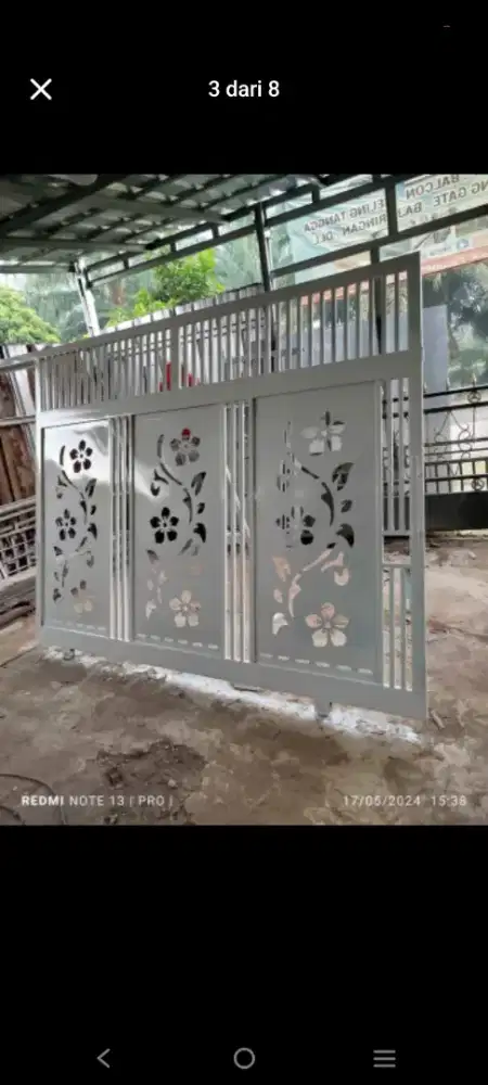 Pagar minimalis