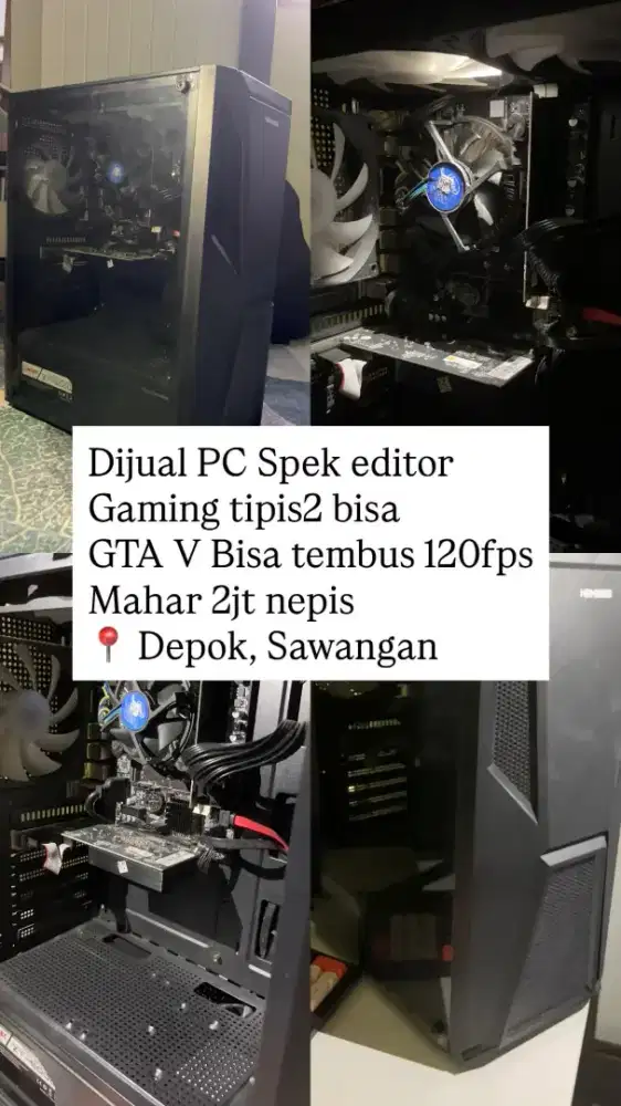 PC Buat Editing Dan Game Tipis - Tipis
