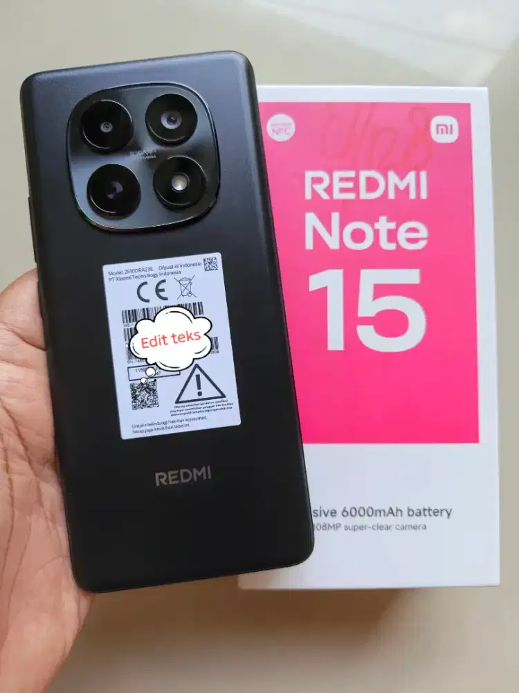 (1 Minggu Pakai) Redmi Note 15 Like New