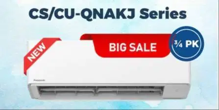 CUMA 1 UNIT! AC PANASONIC 3/4 PK CU-QN7AKJ NEW SEGEL!