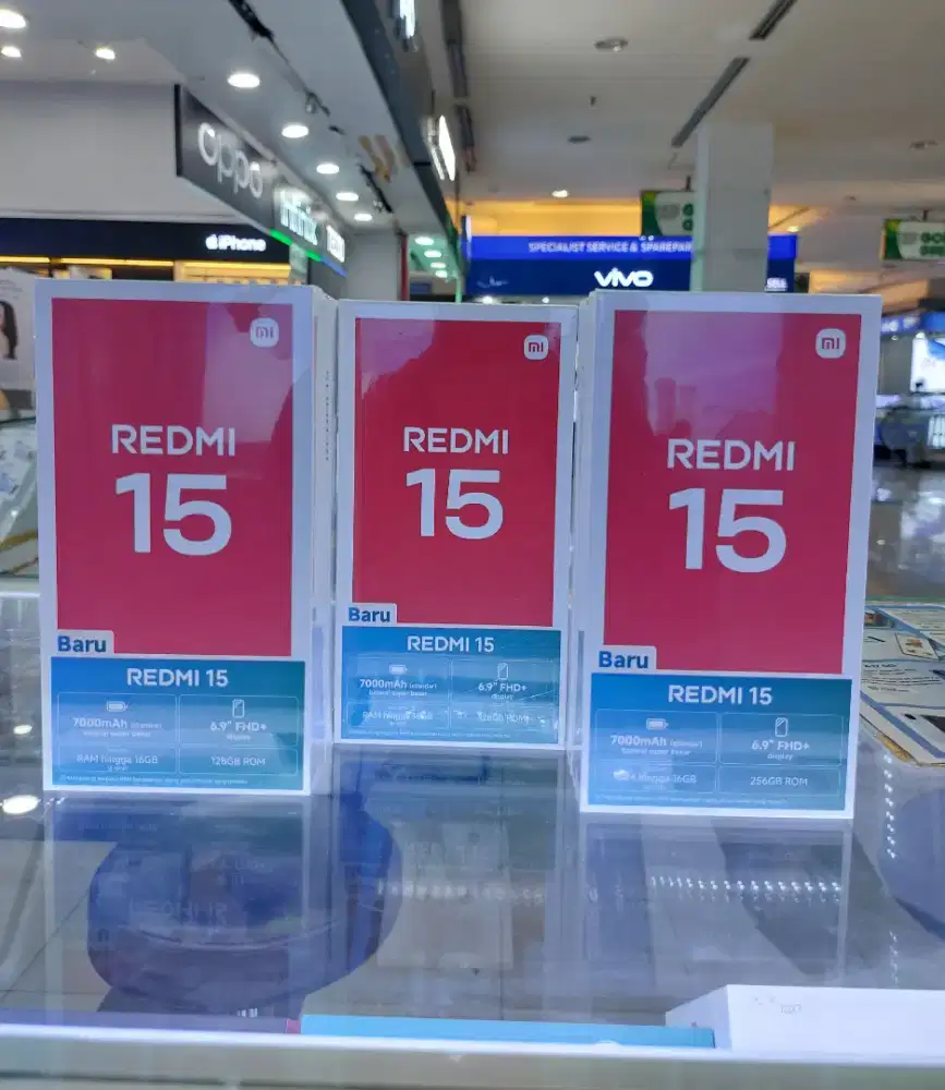 READY REDMI 15 SERIES NEW GARANSI 15BULAN