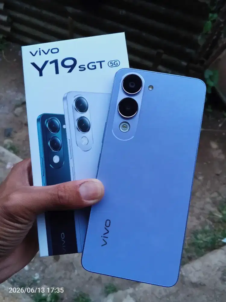 Vivo y19sGT 5G ram 6+6/128 fulset lengkap