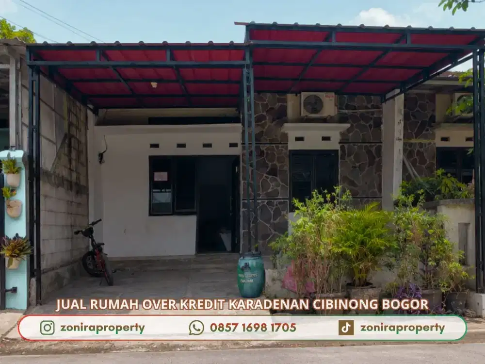 Over Kredit Rumah Pomad Cibinong dkt Pemda Bogor Cicilan Flat 3 Jutaan