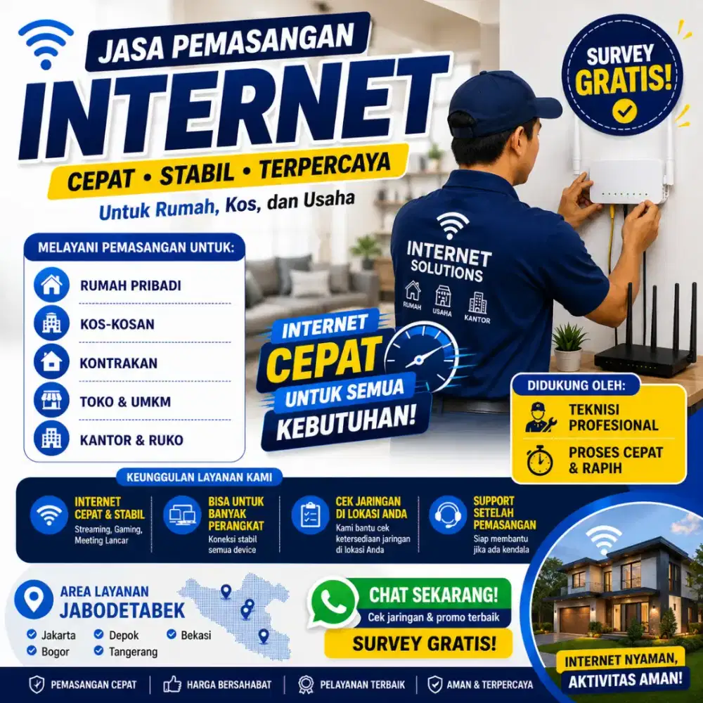 PROMO SPESIAL! INTERNET 200 Mbps HANYA Rp233.100/BULAN