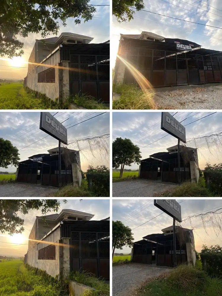DIJUAL CEPAT  Rumah Mewah + Lahan Komersial Eks Kafe & Billiard