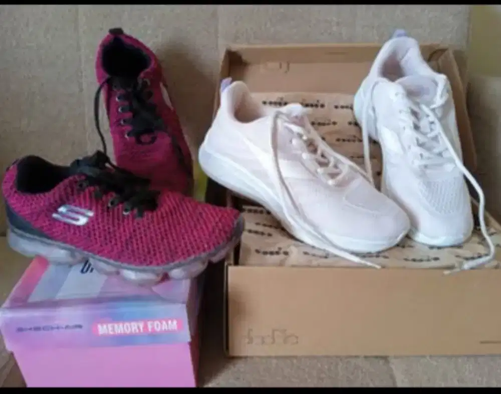 Blh nego ambil semua Diadora ( new),skechers ( br 1x pake),37 take all