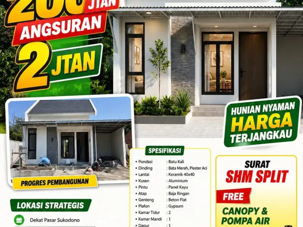 Rumah murah sukodono