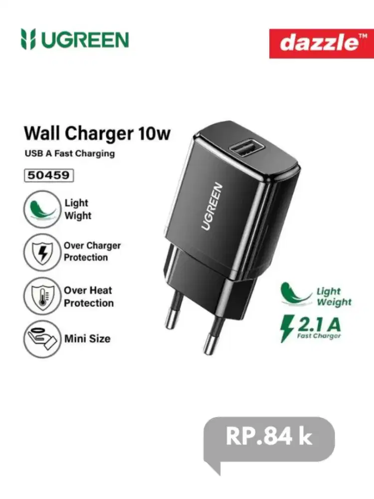 Charger USB A 10,5W ugreen