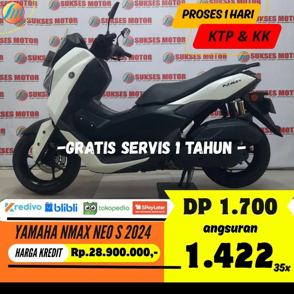 YAMAHA NMAX NEO S 2024 KREDIT MURAH ANGSURAN SANGAT TERJANGKAU