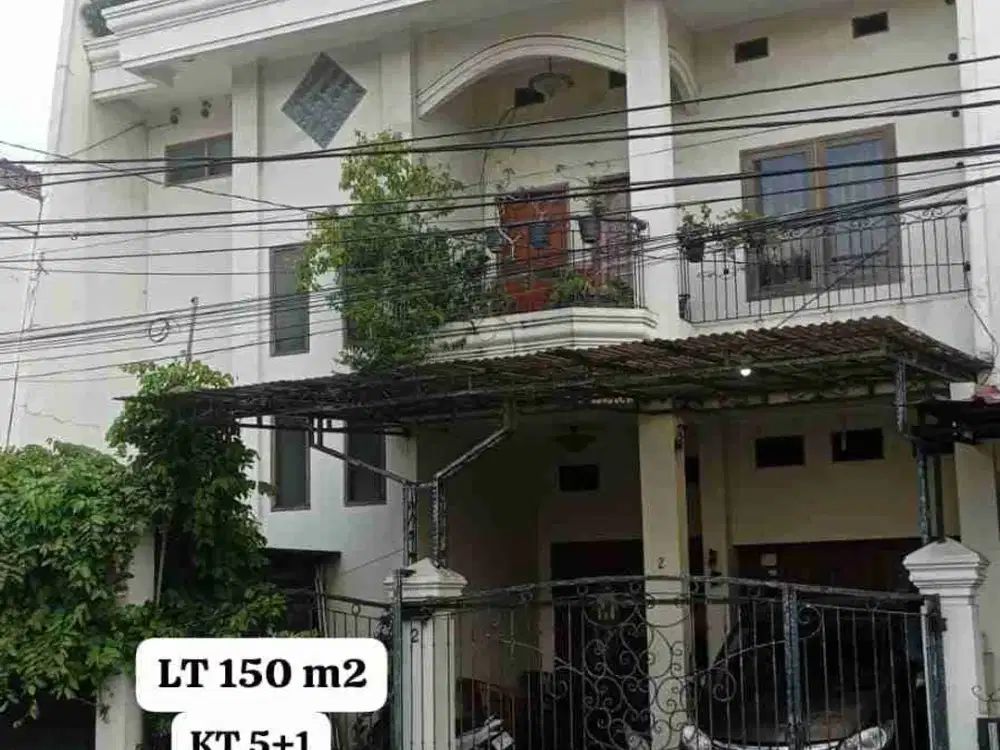 JUAL RUMAH RAWAMANGUN SHM BANGUNAN 3 LANTAI MEWAH RAPI SIAP HUNI