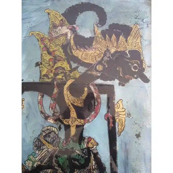 Vintage unik lukisan tangan WERKUDORO Javanese classic era Belanda