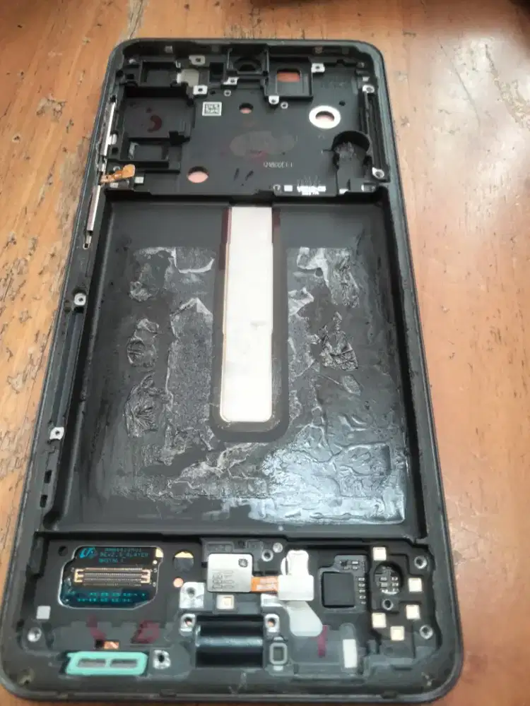 Frame LCD Samsung S21Fe +komplit sensor sidik jari Ori