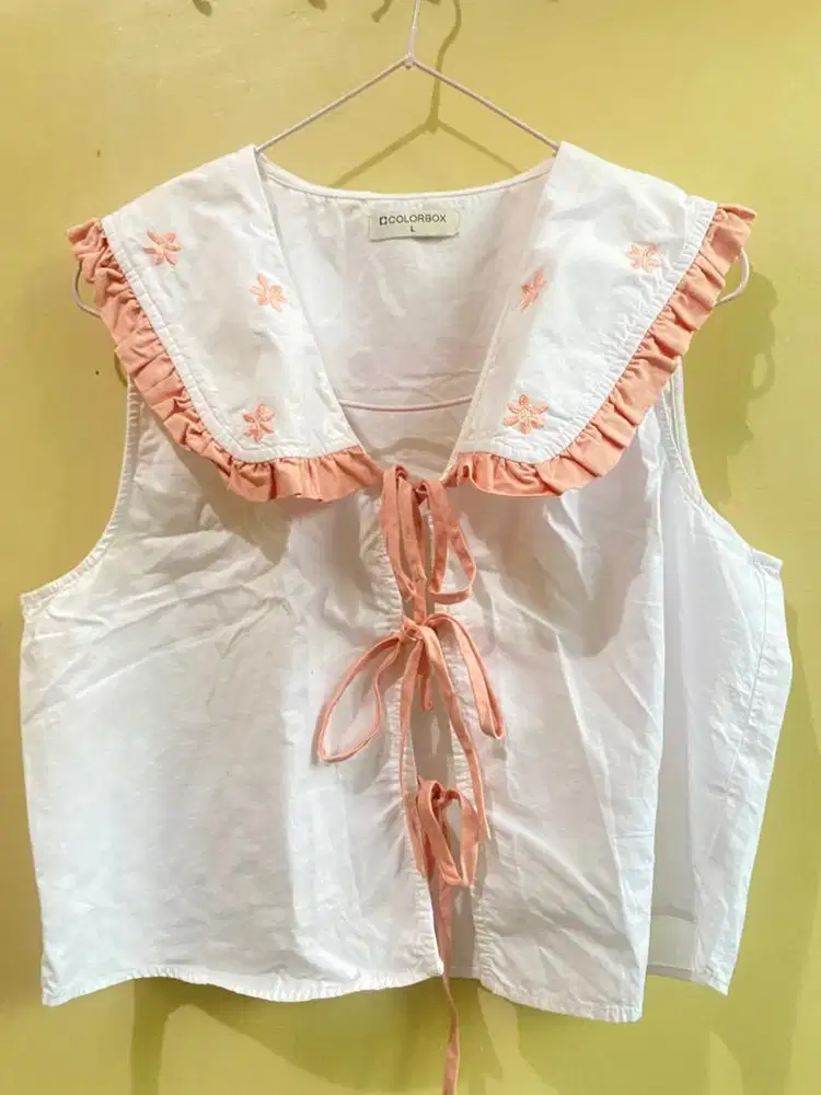baju crop blouse