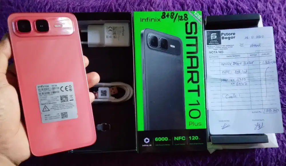 INFINIX SMART 10 PLUS NFC RAM 8+8/128