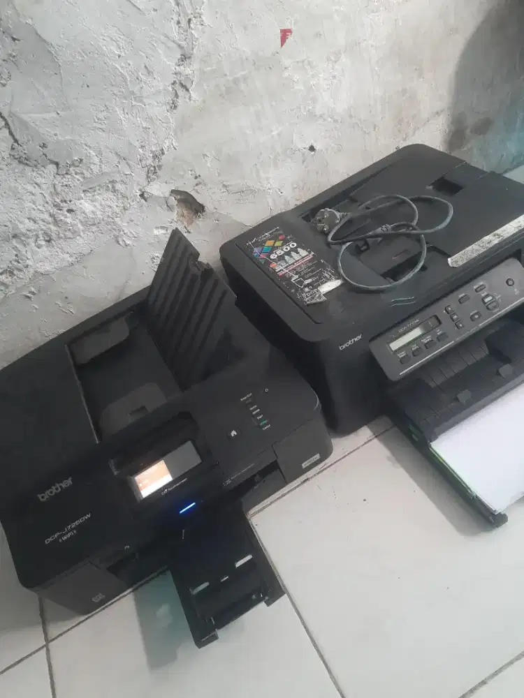 Jual printer brother ada 2unit minus tinta habis