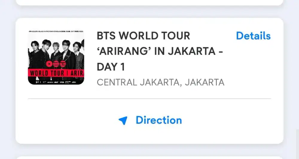 BTS World Tour Arirang in Jakarta