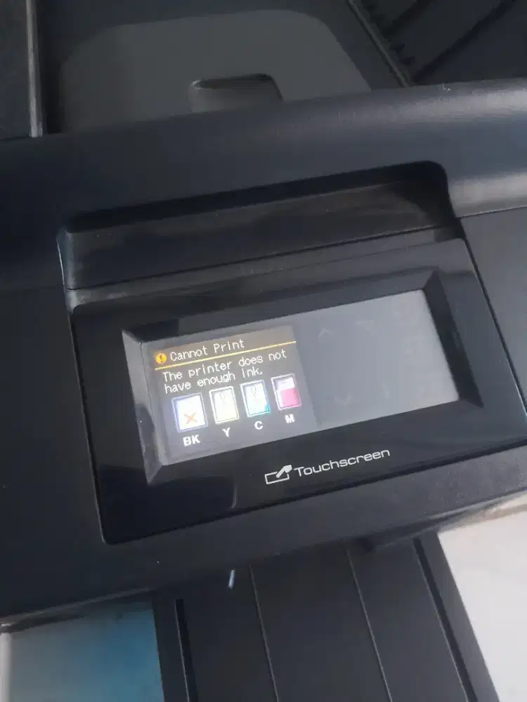 Jual alat kantor printer minus tinta habis jual apa adanya