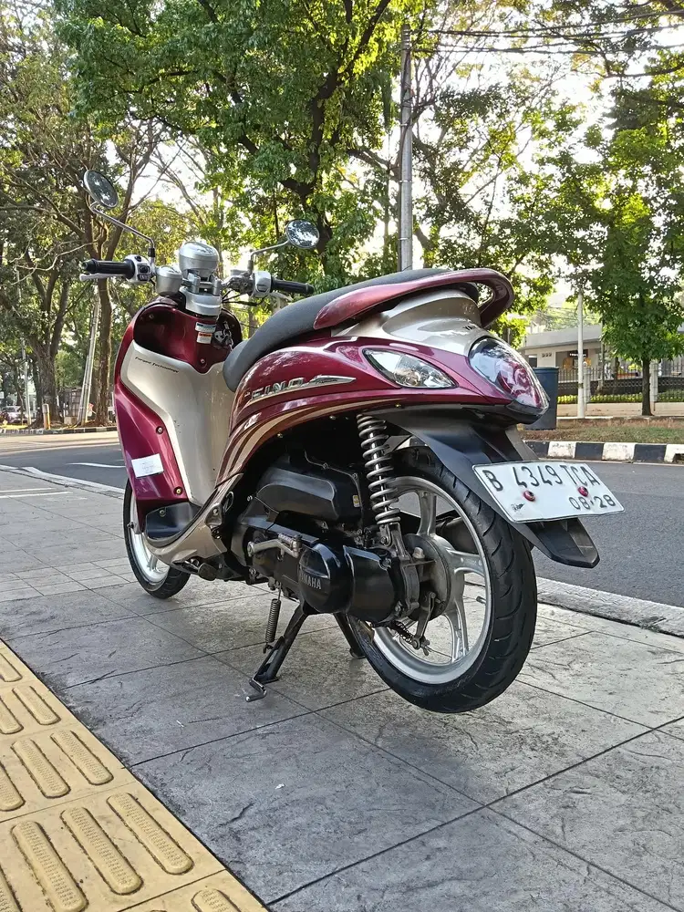 DIJUAL CASH YAMAHA FINO PREMIUM 125 THN 2014 PJK IDUP SIAP PAKAI