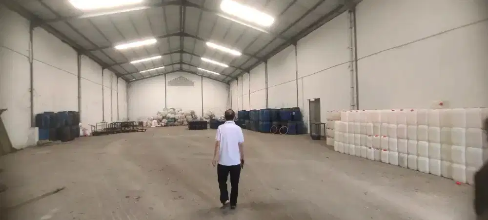 Gudang di kawasan industri pabrik mekar jaya akong sepatan tangerang