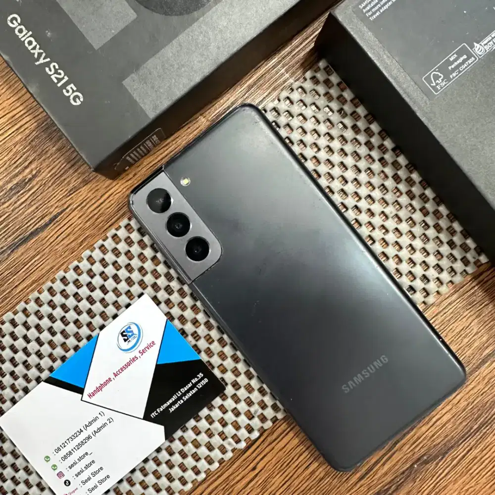 Samsung s21 5g 8/256gb lengkap jual cepet aja !!