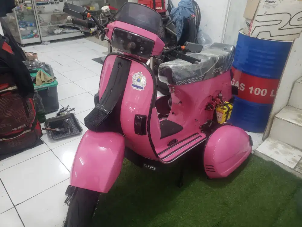 Vespa excel 1989 150cc convert ke malossi 221