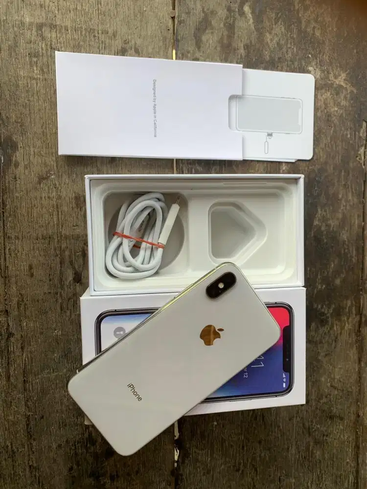 iPhone x 256gb register lengkap