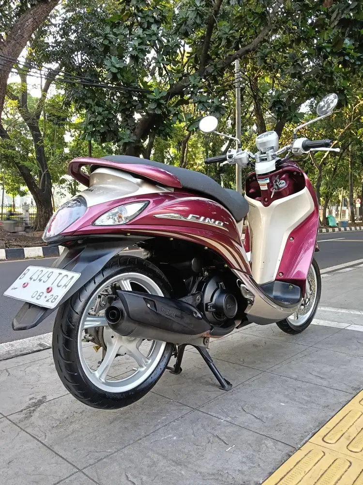 DIJUAL CASH YAMAHA FINO PREMIUM 125 THN 2014 PJK IDUP SIAP PAKAI