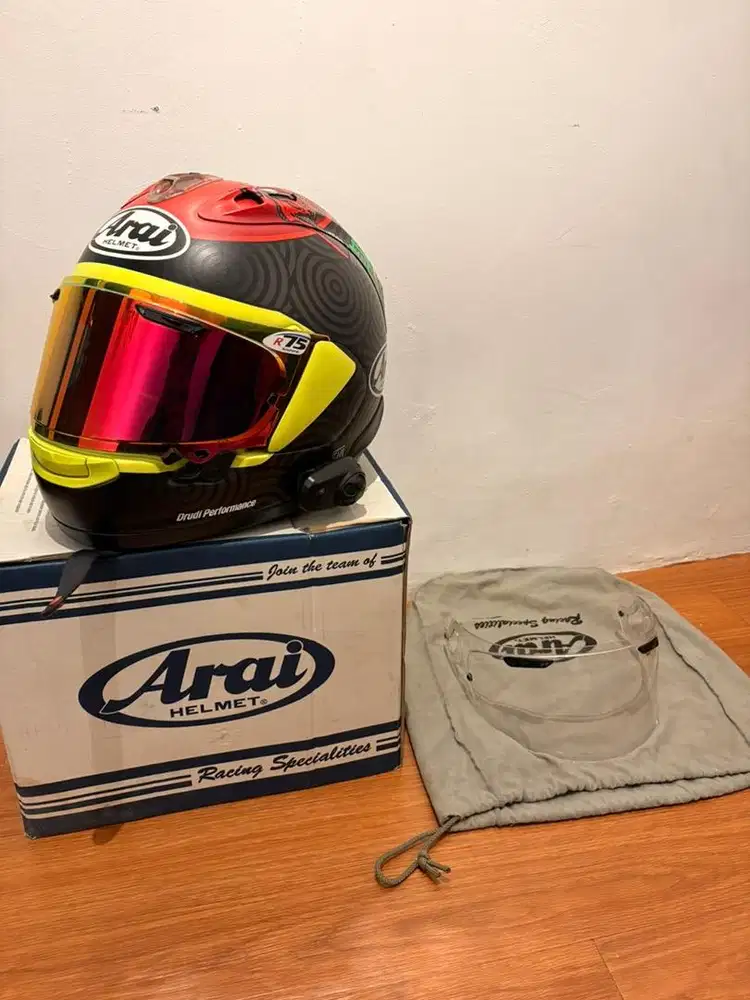 Arai Tatsuki RX7X size XL, GRATIS Sena SMH5FM Nego