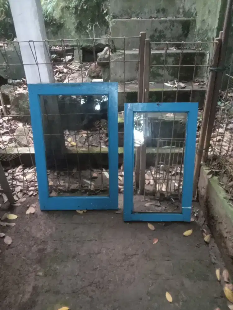 Murah Jendela Kaca Kayu anti rayap air