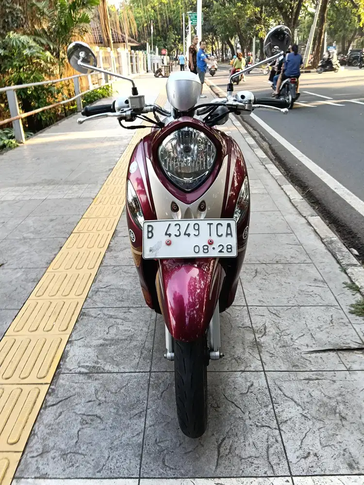 DIJUAL CASH YAMAHA FINO PREMIUM 125 THN 2014 PJK IDUP SIAP PAKAI