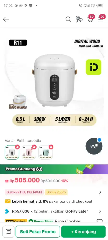 Rice Cooker Mito Digital