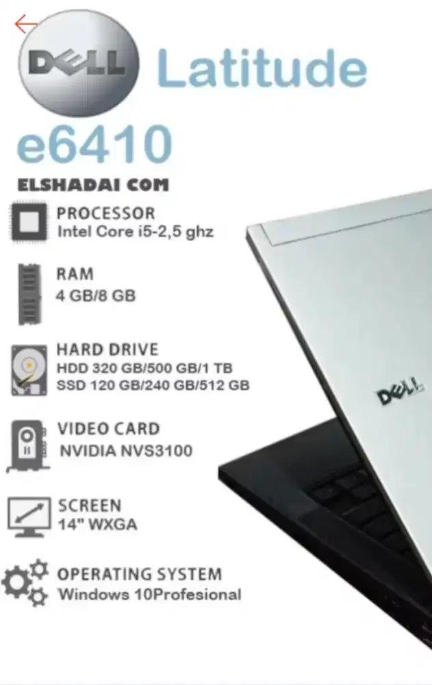 Dell e6410 Intel core i5